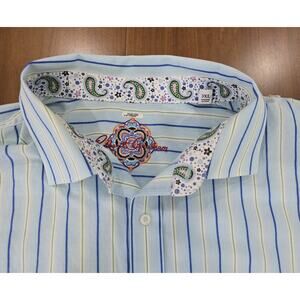 Robert Graham Modern Lomg Sleave Button Down Shirt Men’s 3XL